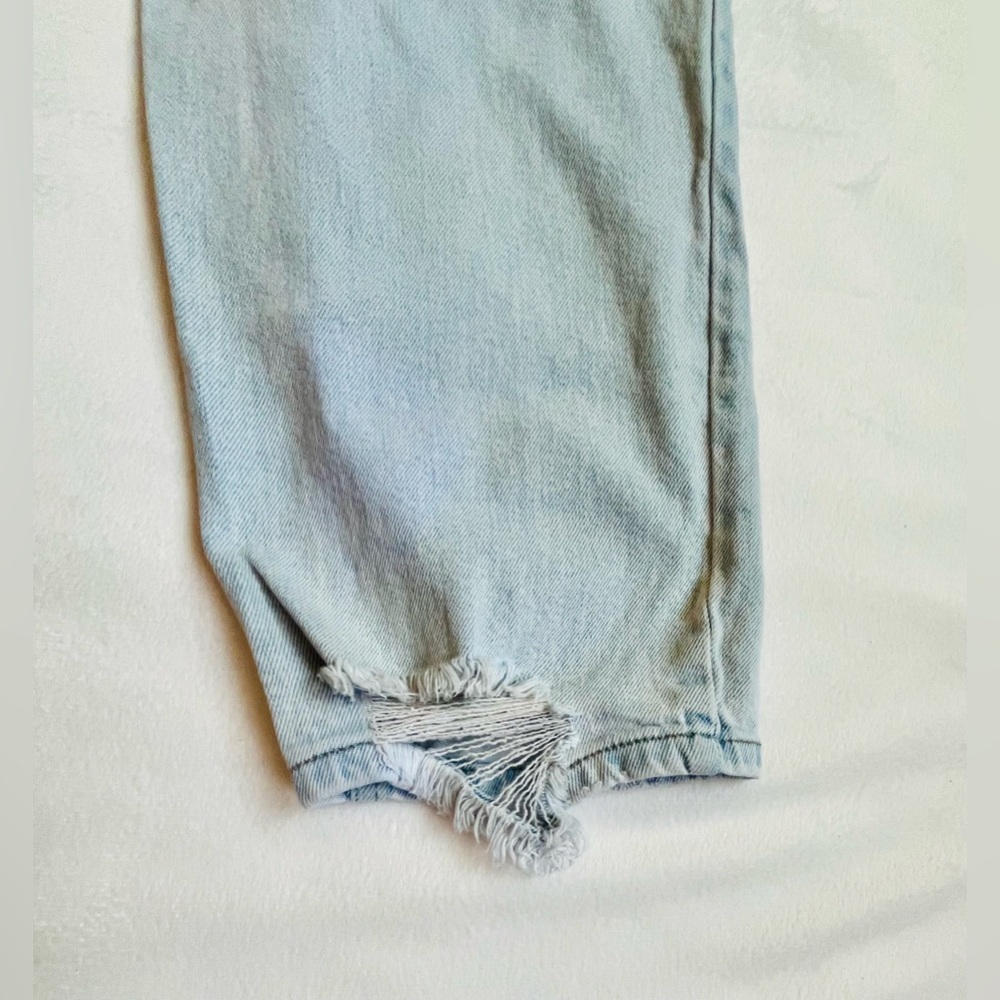 Wild Fable Blue Boyfriend Jeans Distressed Style - Picture 7 of 7
